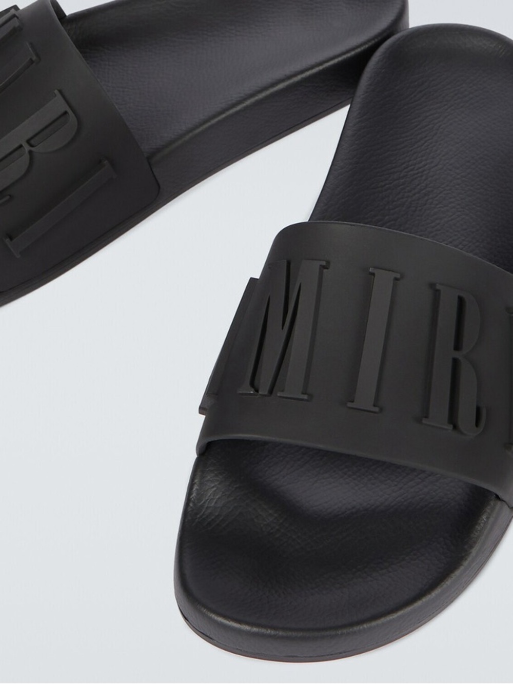 Amiri - Logo rubber slides